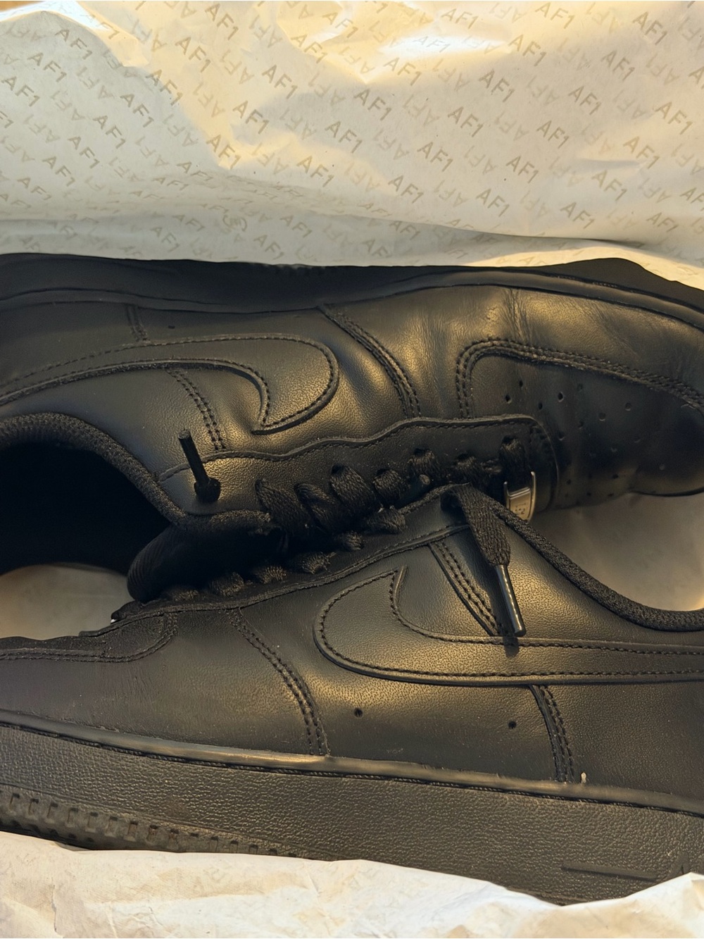 Men's All-Black Nike Air Force 1